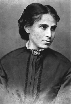 Tina Blau, 1869 (Ausschnitt eines Fotos von Franz Hanfstaengl)