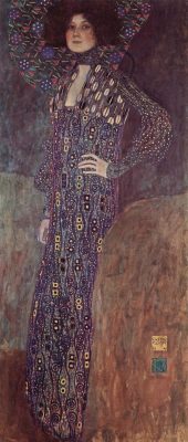 Emilie Louise Flöge Porträt von Gustav Klimt, 1902. 
