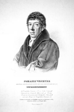 Johann Wächter, Lithographie von Josef Kriehuber, 1827.Aus Wikimedia Commons